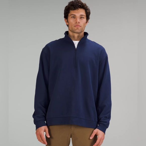 Lululemon Men’s Oversized French Terry Half Zip Pullover Top